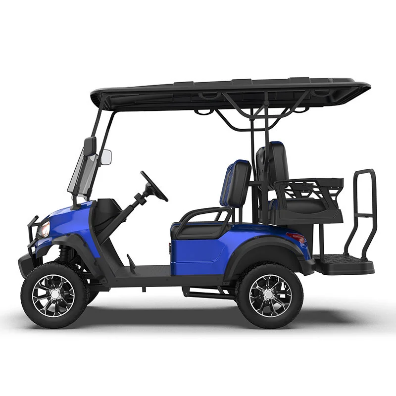 أمن ملعب الجولف: دور عربات الجولف الزرقاء المرفوعة في إدارة الدورة